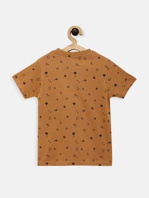 round neck printed t-shirt - 17551852 - Standard Image - 2