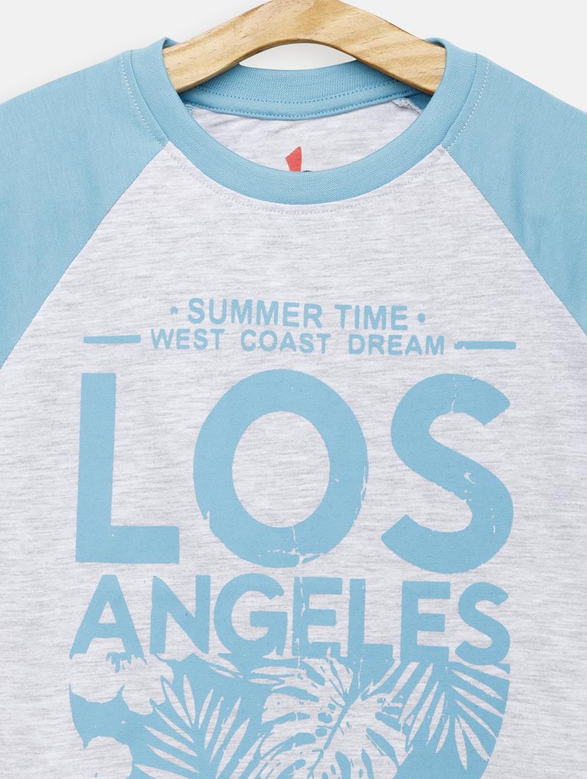 round neck printed t-shirt - 17551855 - Zoom Image - 3