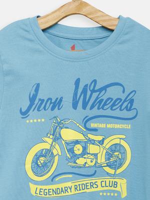 round neck printed t-shirt - 17551860 - Standard Image - 3
