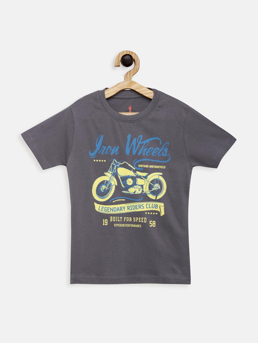 round neck printed t-shirt - 17551861 - Zoom Image - 1