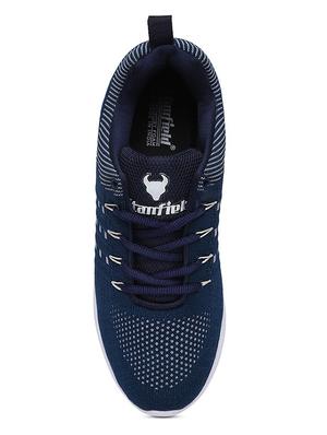 blue lace up sneaker - 17551881 - Standard Image - 4