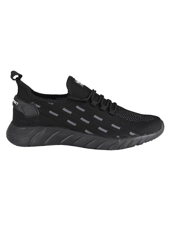black lace up sneaker - 17551882 - Zoom Image - 2