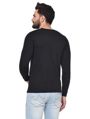 black cut & sew t-shirt - 17551887 - Standard Image - 4