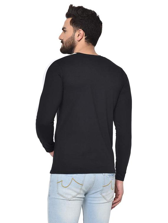 black cut & sew t-shirt - 17551887 - Zoom Image - 4