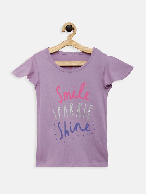 purple cotton regular top - 17552256 - Standard Image - 1