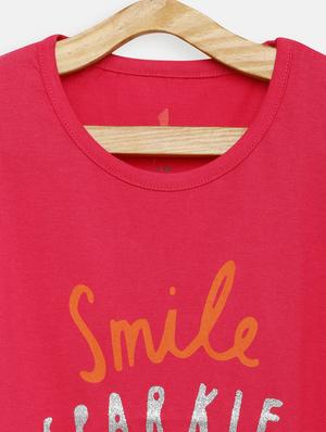 pink cotton regular top - 17552257 - Standard Image - 3