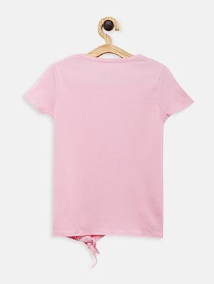 pink cotton regular top - 17552259 - Standard Image - 2