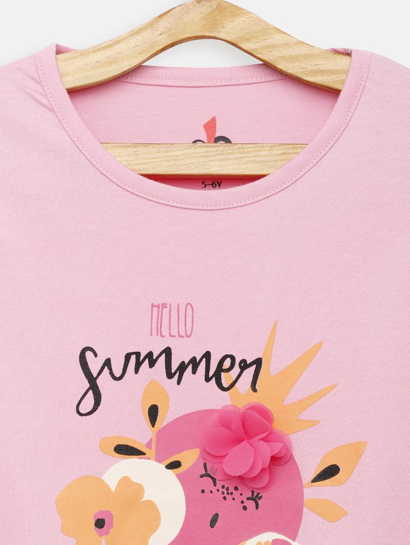 pink cotton regular top - 17552259 - Zoom Image - 3