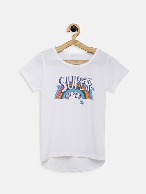 white cotton regular top - 17552260 - Standard Image - 1