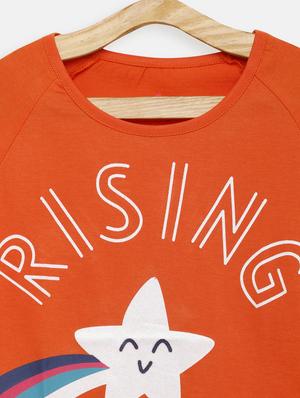 orange cotton regular top - 17552263 - Standard Image - 3