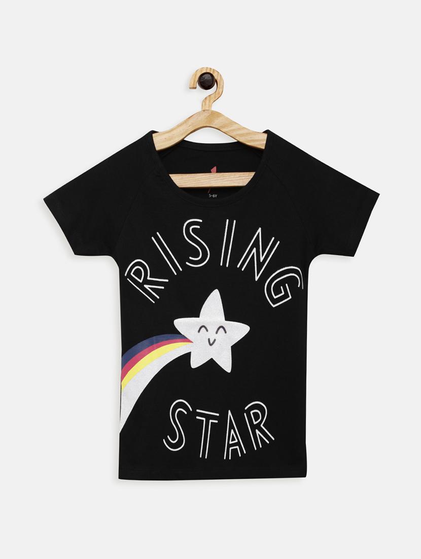 round neck printed tee - 17552264 - Zoom Image - 1