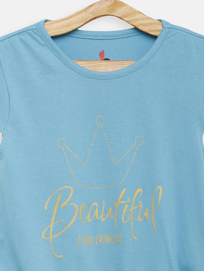 round neck printed top - 17552267 - Zoom Image - 3