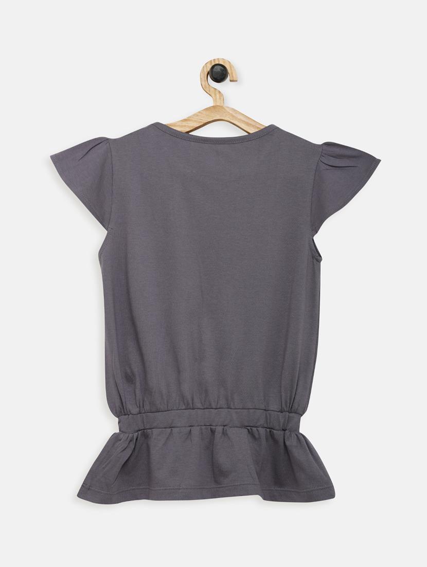 round neck printed top - 17552268 - Zoom Image - 2
