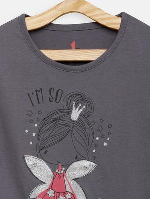 grey cotton regular top - 17552272 - Standard Image - 3