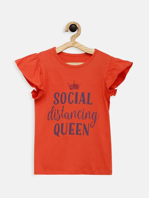 pink cotton regular top - 17552273 - Standard Image - 1