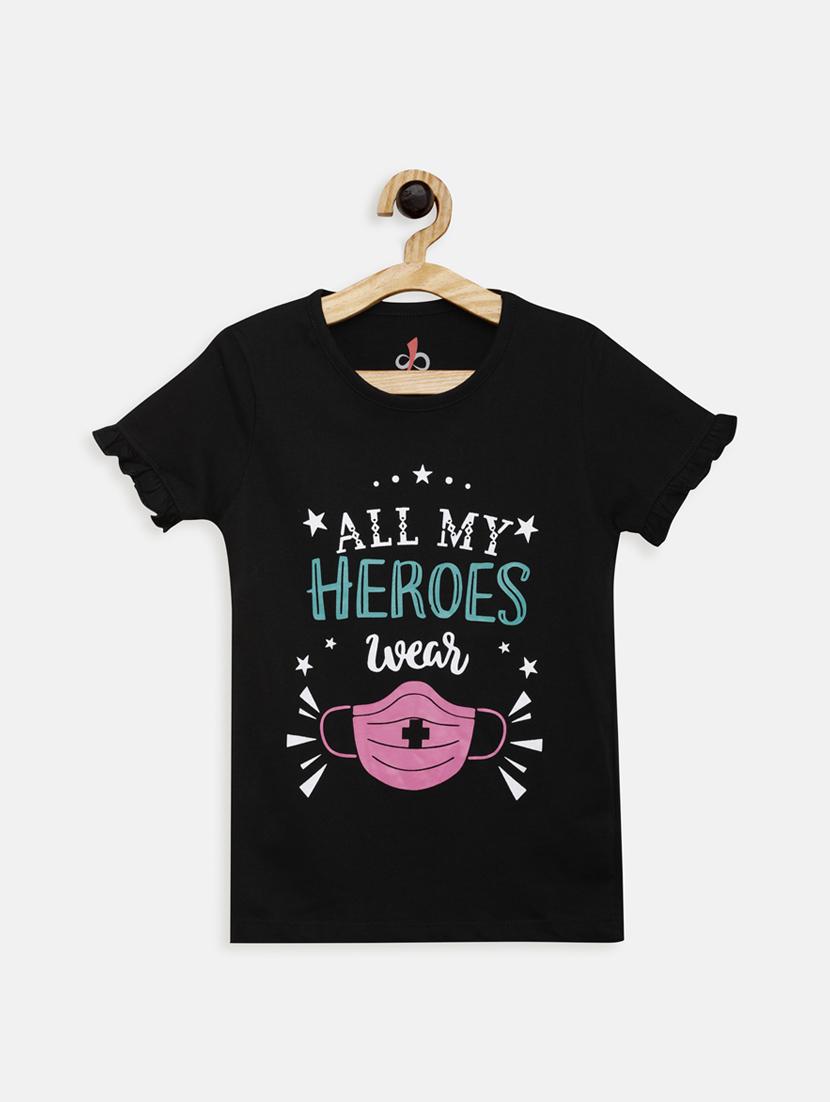 black cotton regular top - 17552277 - Zoom Image - 1