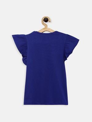 blue cotton regular top - 17552285 - Standard Image - 2