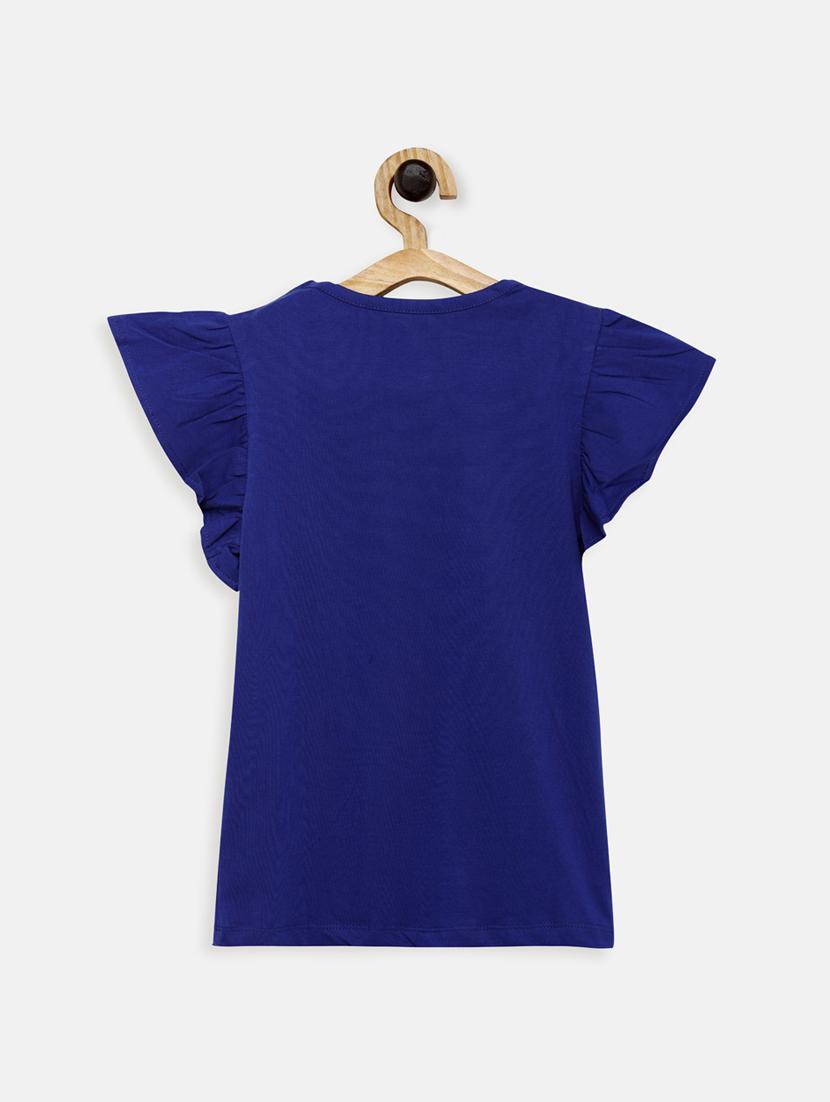 blue cotton regular top - 17552285 - Zoom Image - 2