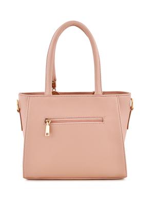pink leatherette (pu) regular handbag - 17552294 - Standard Image - 2