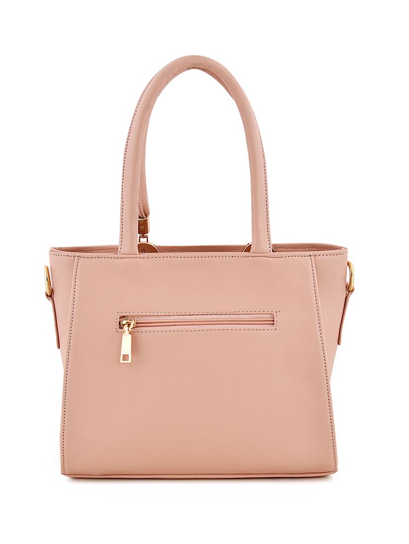 pink leatherette (pu) regular handbag - 17552294 - Zoom Image - 2