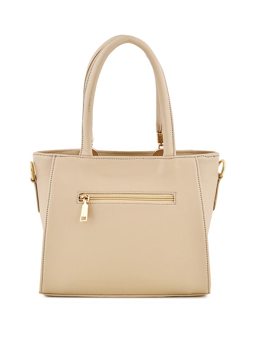 white leatherette (pu) regular handbag - 17552295 - Zoom Image - 2