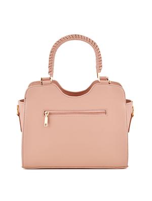 pink leatherette (pu) regular handbag - 17552304 - Standard Image - 2