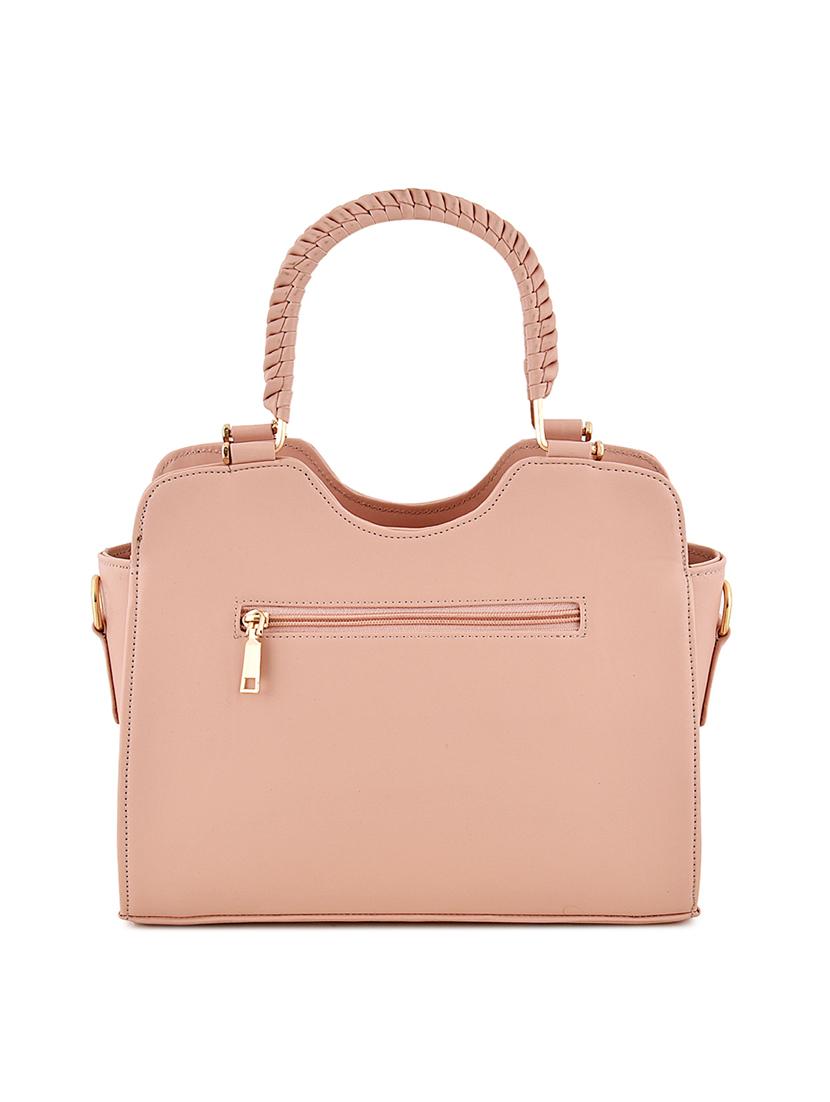 pink leatherette (pu) regular handbag - 17552304 - Zoom Image - 2