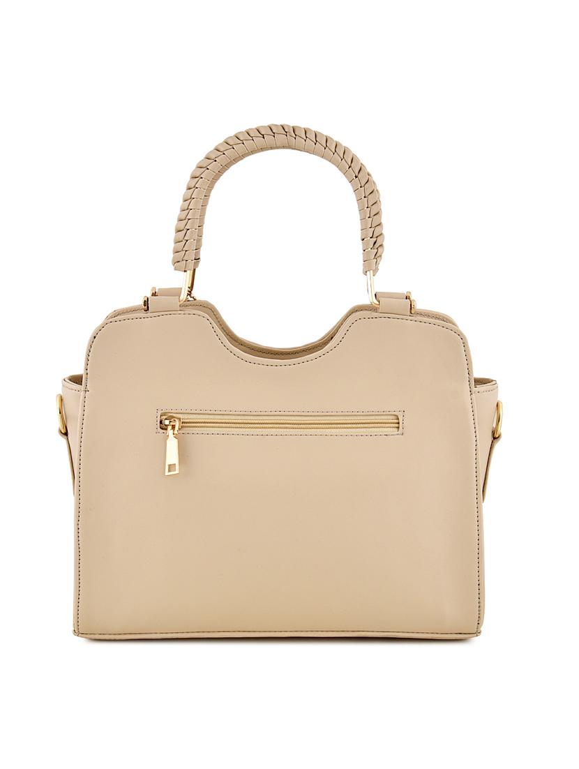 white leatherette (pu) regular handbag - 17552305 - Zoom Image - 2