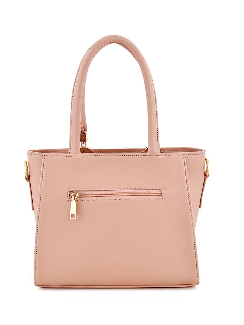 pink leatherette (pu) regular handbag - 17552307 - Zoom Image - 2