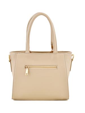 white leatherette (pu) regular handbag - 17552308 - Standard Image - 2