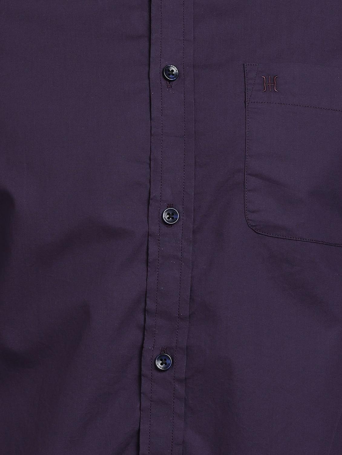 purple solid casual shirt - 17552455 - Zoom Image - 5