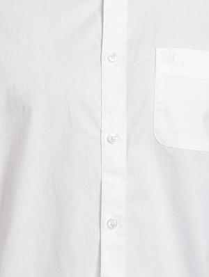 white solid casual shirt - 17552458 - Standard Image - 4