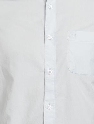 light blue solid casual shirt - 17552467 - Standard Image - 4