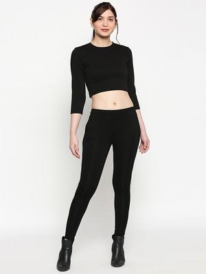 round neck crop top - 17553704 - Standard Image - 4