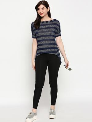 boat neck striped top - 17553705 - Standard Image - 4