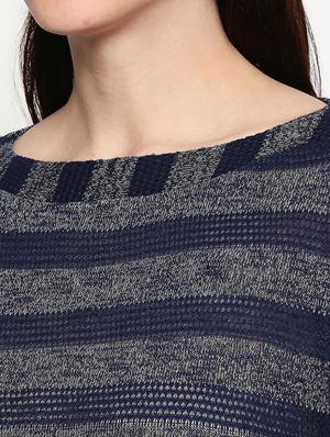 boat neck striped top - 17553705 - Standard Image - 5