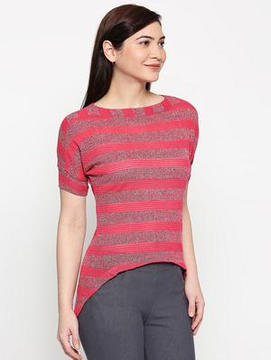 boat neck striped top - 17553706 - Standard Image - 2