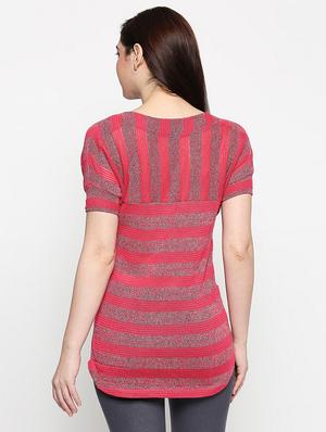 boat neck striped top - 17553706 - Standard Image - 3