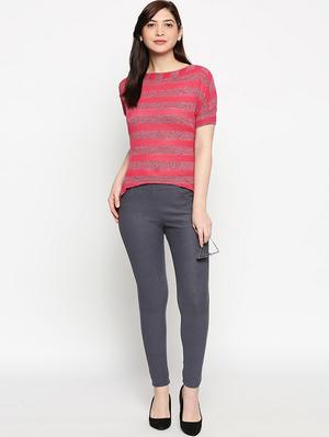 boat neck striped top - 17553706 - Standard Image - 4