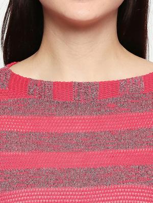 boat neck striped top - 17553706 - Standard Image - 5