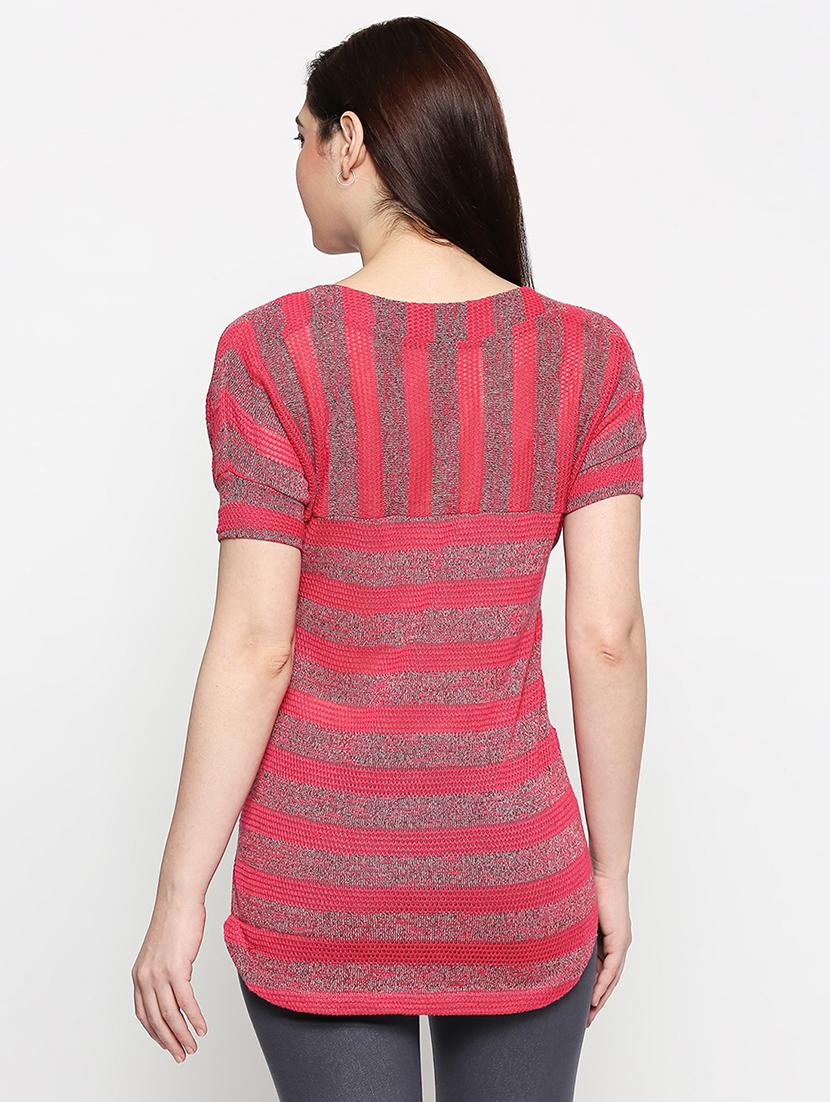 boat neck striped top - 17553706 - Zoom Image - 3