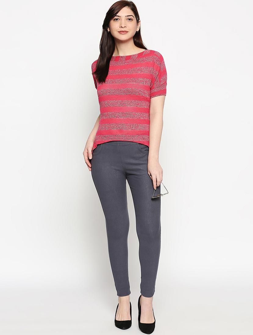 boat neck striped top - 17553706 - Zoom Image - 4