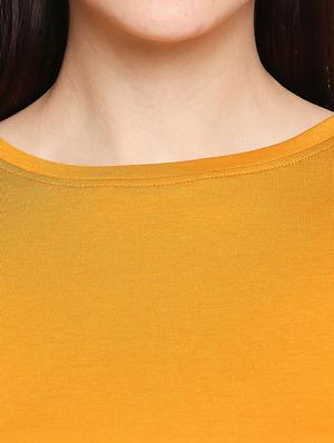 round neck solid tee - 17553712 - Standard Image - 5
