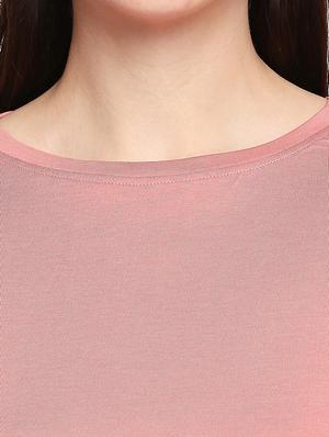 round neck solid tee - 17553713 - Standard Image - 5