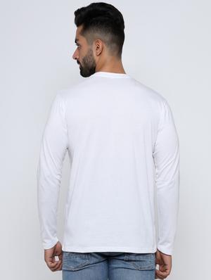 white solid t-shirt - 17553722 - Standard Image - 3