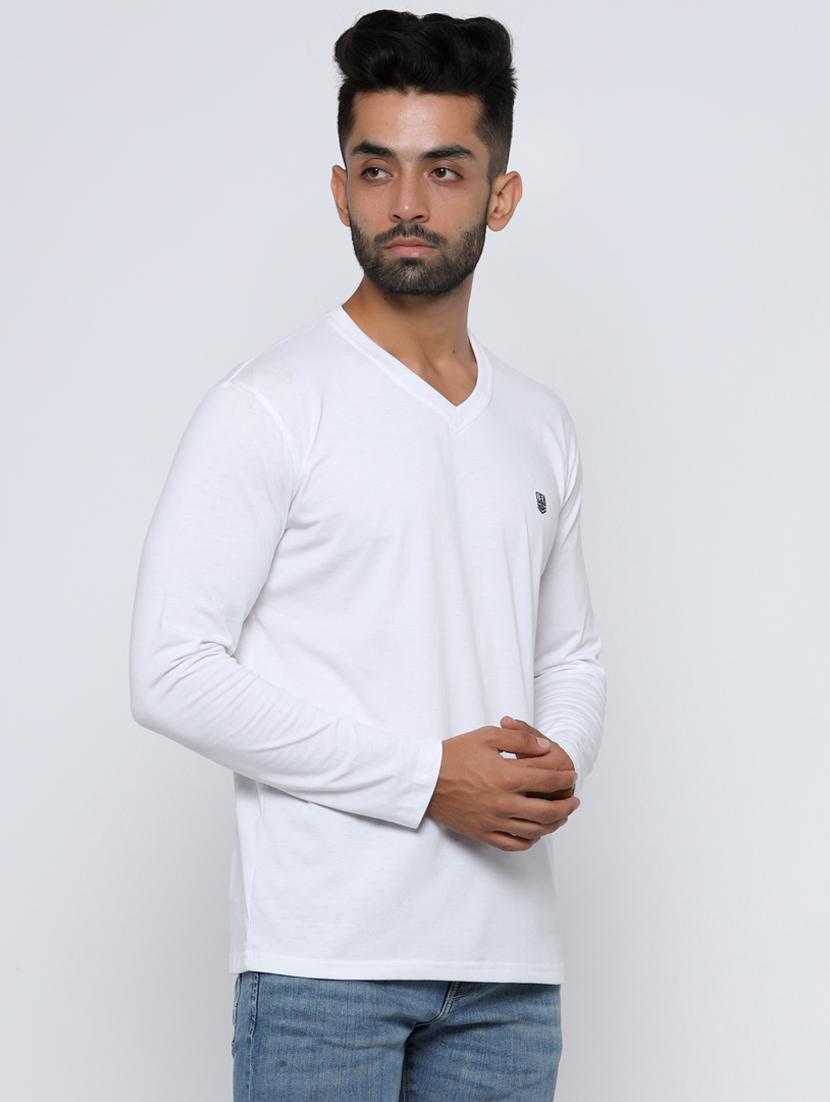 white solid t-shirt - 17553722 - Zoom Image - 2