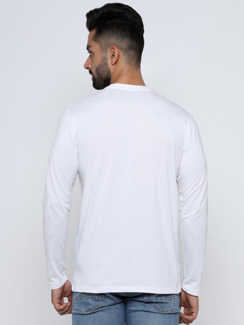 white solid t-shirt - 17553722 - Zoom Image - 3
