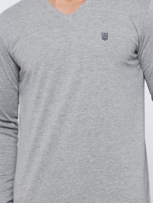 grey solid t-shirt - 17553724 - Standard Image - 4