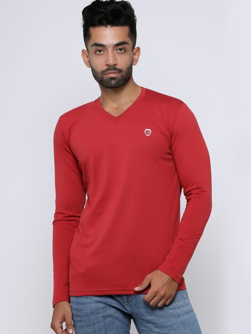 red solid t-shirt - 17553727 - Standard Image - 1