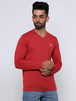 red solid t-shirt - 17553727 - Standard Image - 2
